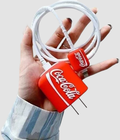 Coca-Cola Style iPhone Charging Case Cover