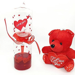 Love Meter with Teddy Bear Gift Set