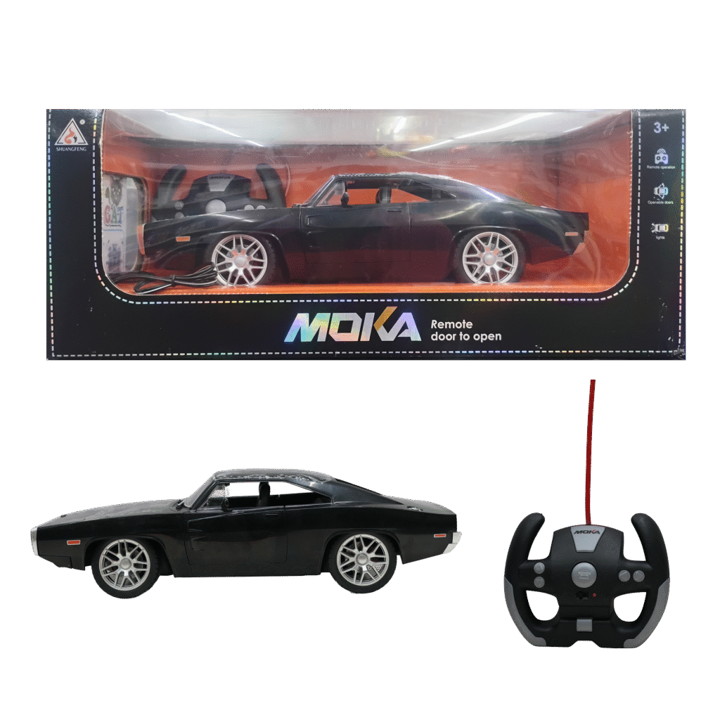 RC Moka Dodge Charger with Openable Doors 1:24 Scale Ratio