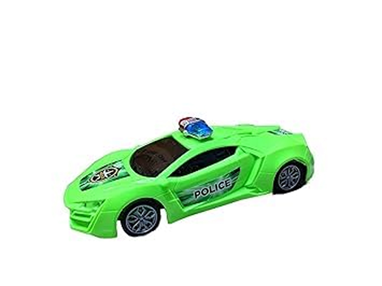 Remote Control Police Car with AR Steering – Green Toy for Kids