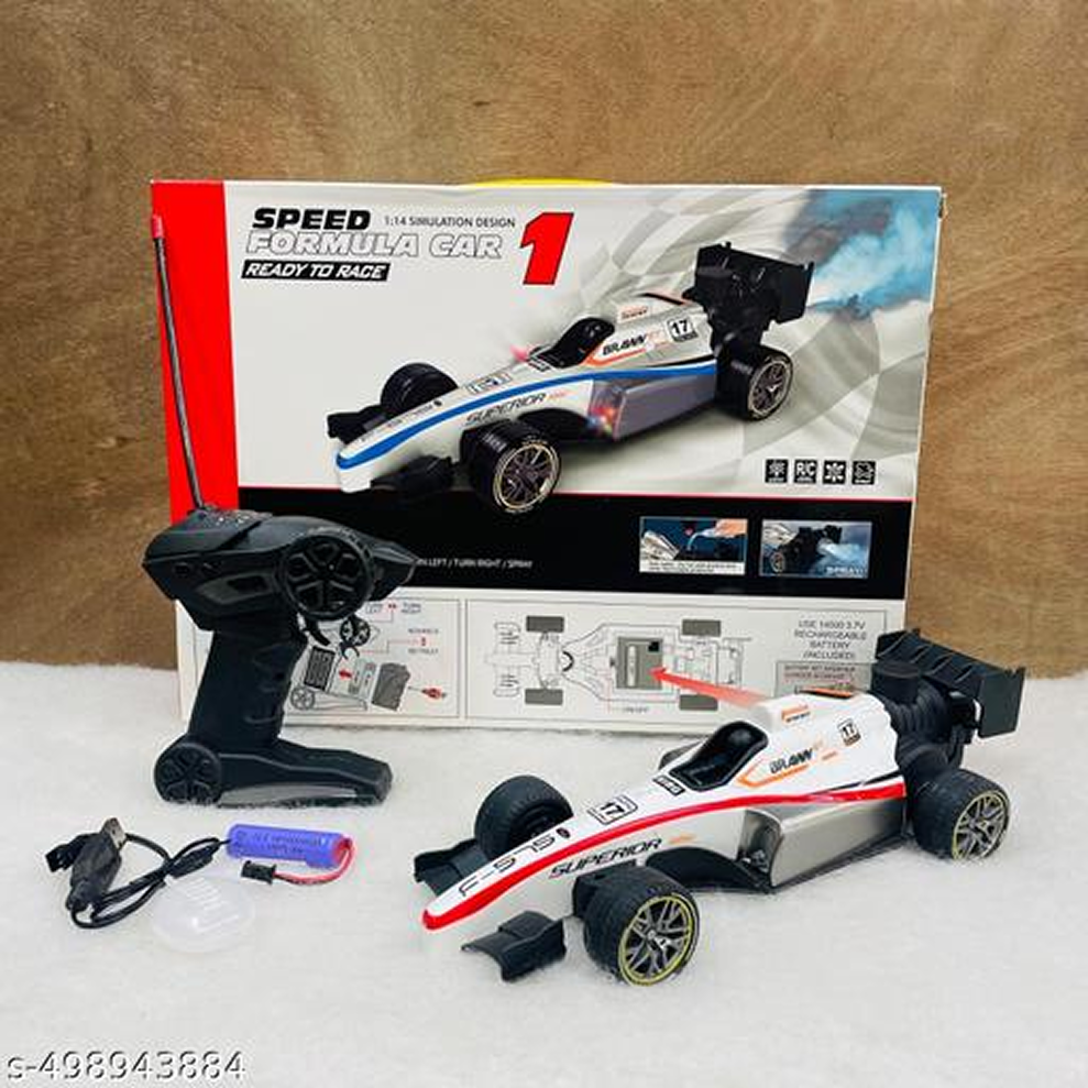 Fast Remote-Controlled Formula Race Car Toy