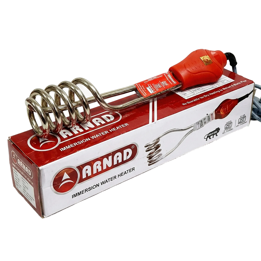 Arnad Immersion Water Heater Rod – 1000 Watts | Fast Heating | Durable Coil