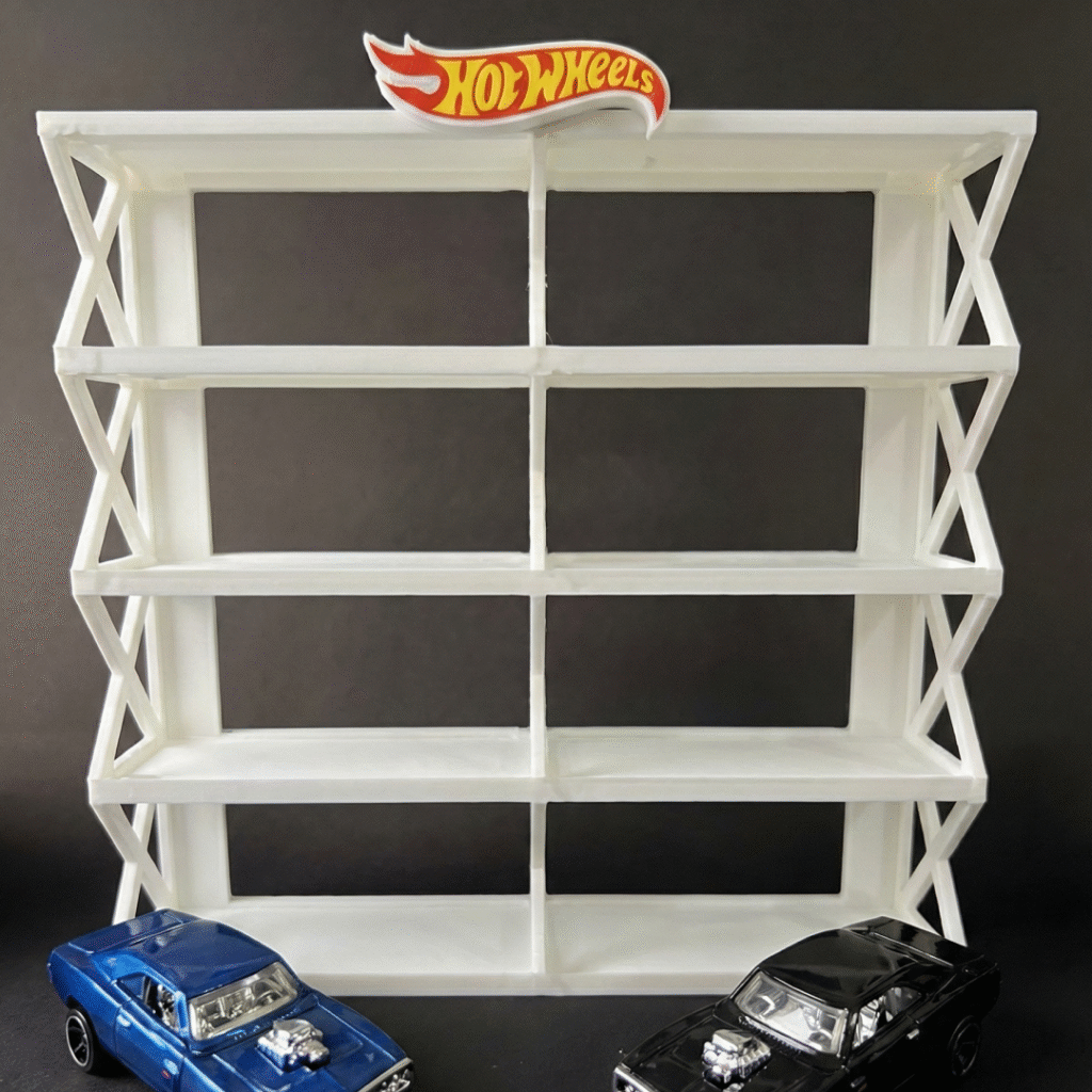 Hot Wheels 10 Cars Logo Stand