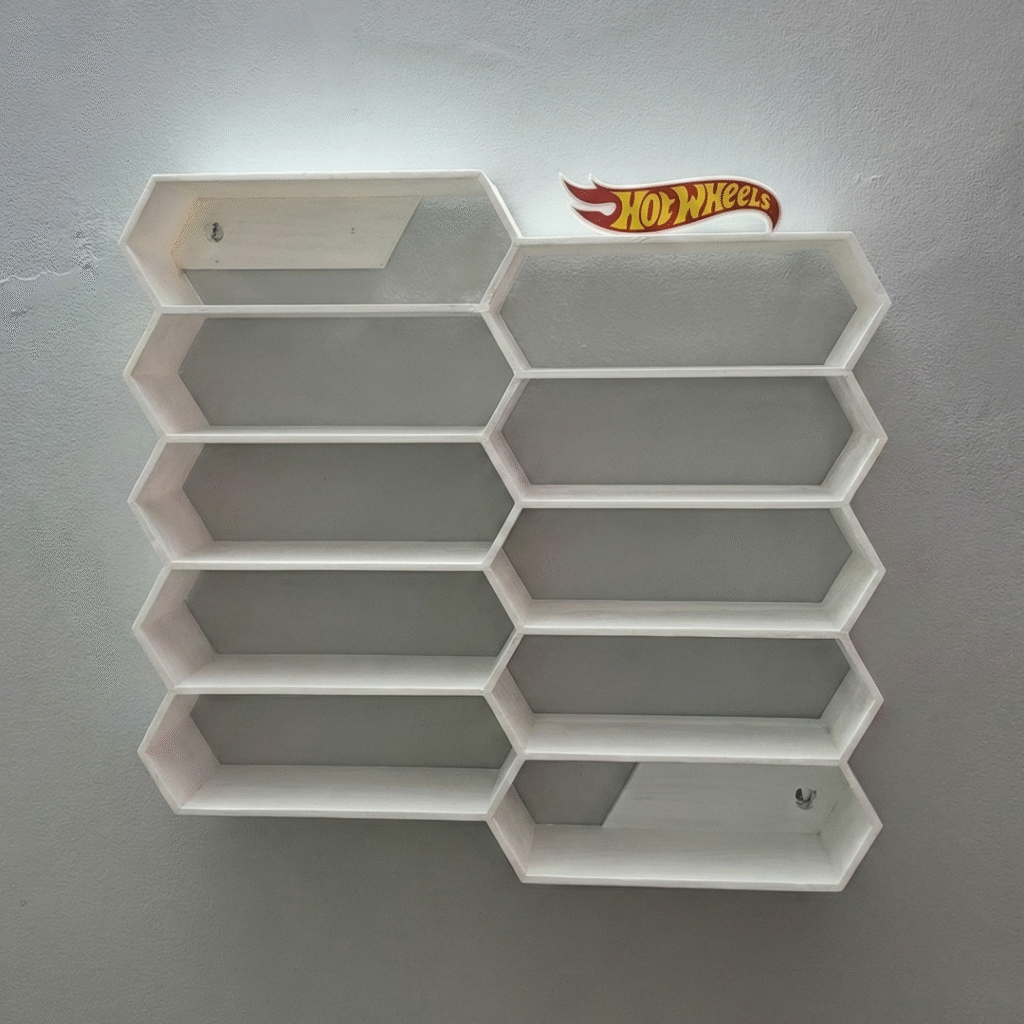 Hot Wheels HoneyComb Stand with Logo