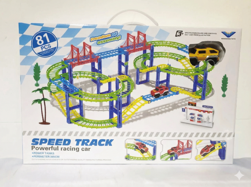 Powerful Speed Racing Track Set