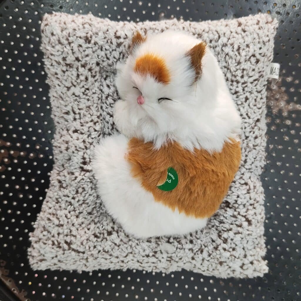 Sleeping Cat Plush Toy