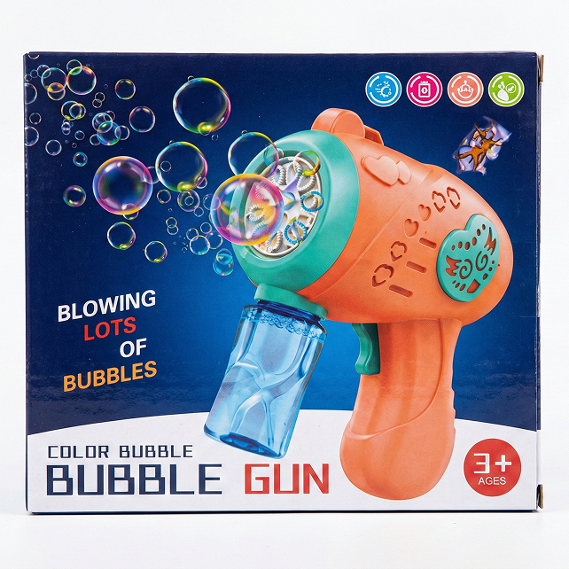 Color Bubble Bubble Gun for Kids | Automatic Bubble Blower Toy | 3+ Years