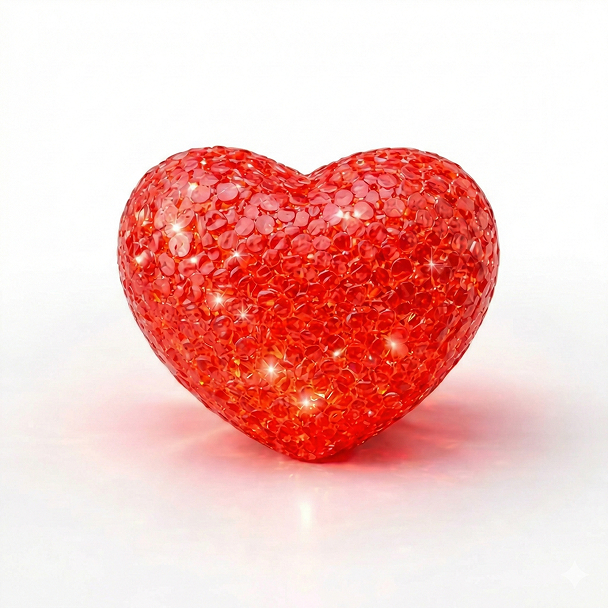 Romantic Red Heart LED Light Gift