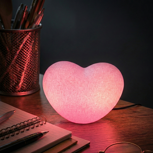 Heart Pink Light Lamp