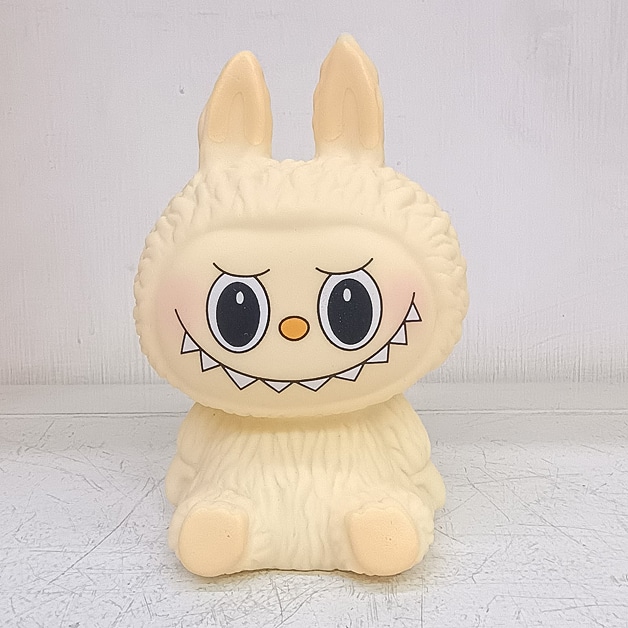 Quirky Cream Labubu-Style Monster Night Ligh