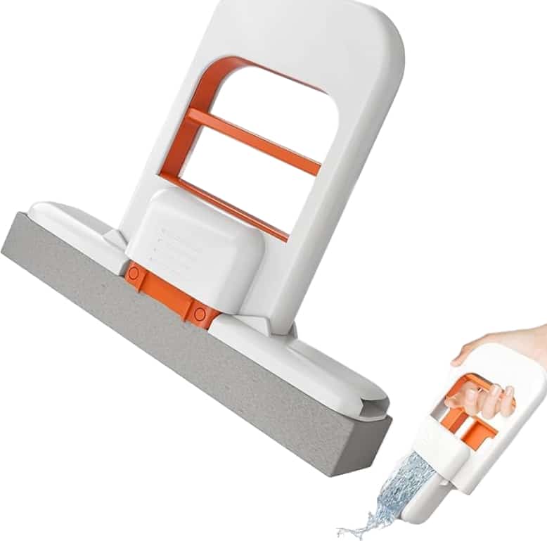 Mini Foldable Desktop Mop – Compact, Portable Cleaning Tool for Quick Spills