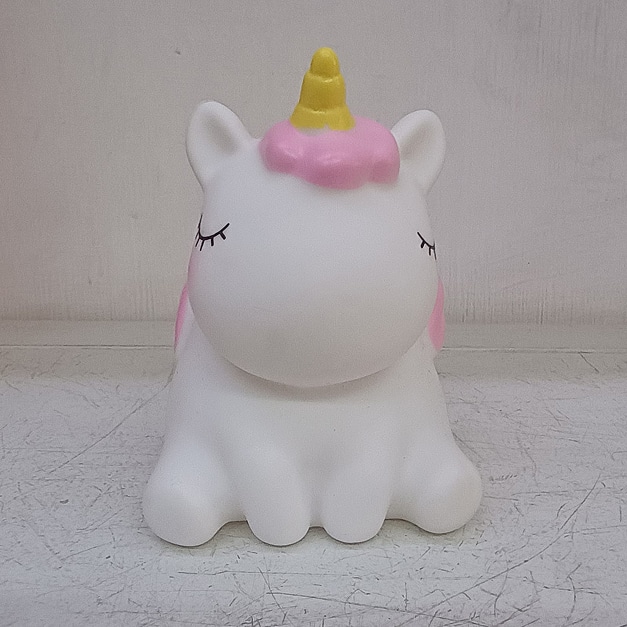 Magical Sleeping Unicorn Night Light with Golden Horn