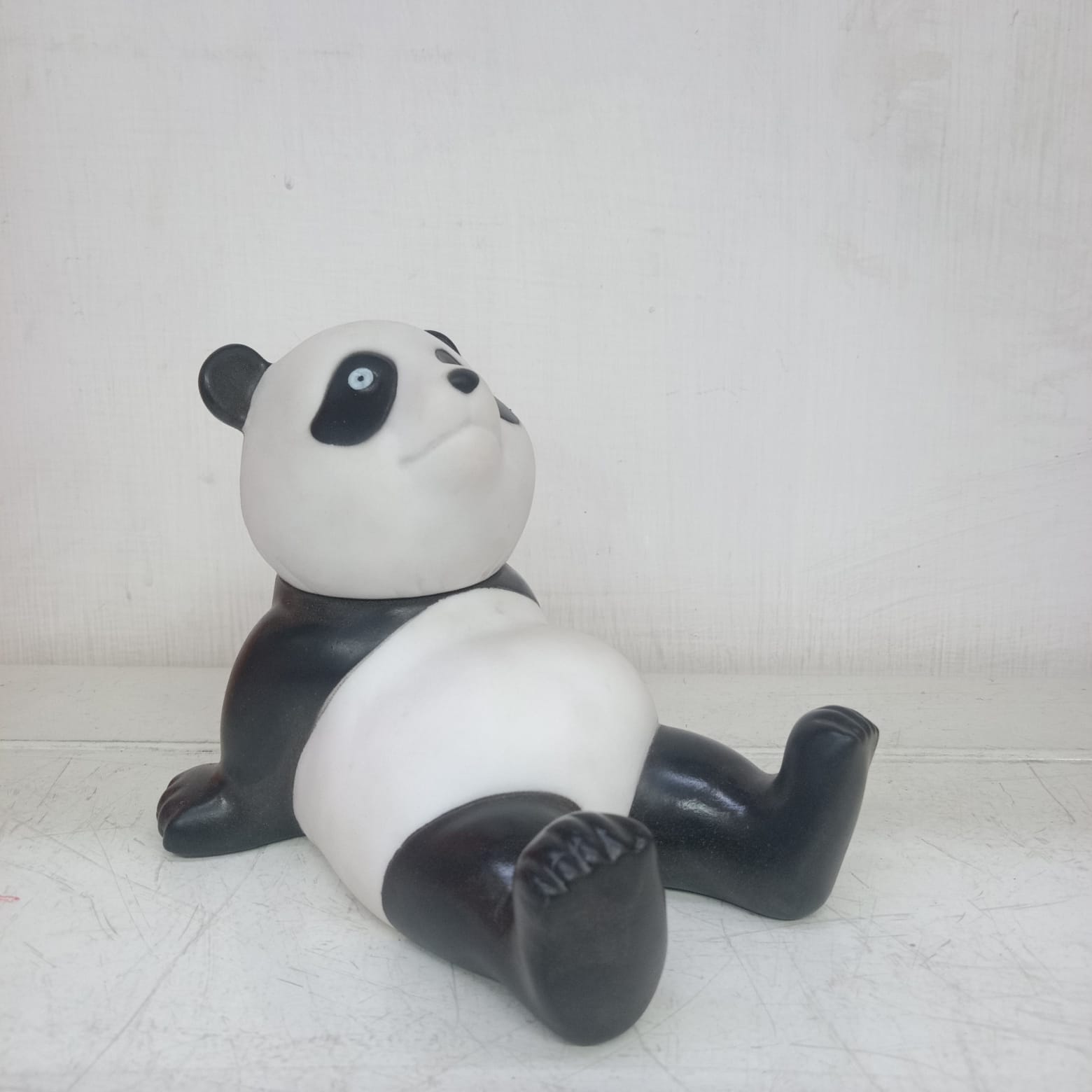 Panda “Zen Lounge” Collectible Figurine Mobile Stand