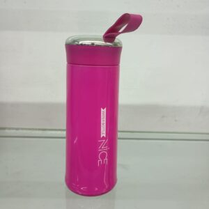 "Nice" Sleek Portable Water Bottle with Carrying Loop