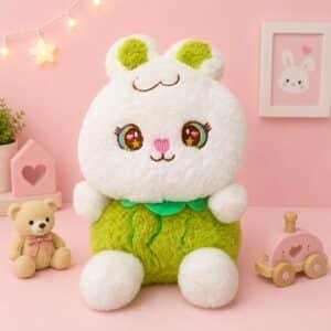 Plush Breathing Rabbit Toy with Soothing Rhythmic Motion